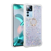 Xiaomi Mi 12T Pro Kılıf Zore Milce Simli Pullu Yüzüklü Kılıf thumbnail 5