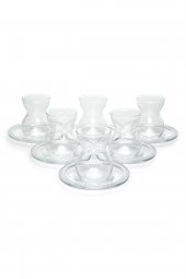 Paşabahçe etnik 12 parça çay seti takımı - çay bardağı takımı seti 96575 - 4