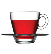 Paşabahçe 95040 aqua cam çay fincanı seti - nescafe fincanı - 1