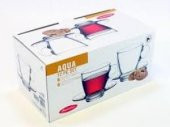Paşabahçe 95040 aqua cam çay fincanı seti - nescafe fincanı - 2