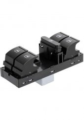 VOLKSWAGEN GOLF 6 MK6 SOL DÖRTLÜ CAM DÜGMESİ ANAHTARI 2008-2012 thumbnail 3