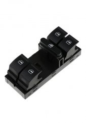 VOLKSWAGEN TİGUAN SOL DÖRTLÜ CAM DÜGMESİ ANAHTARI 2008-2014 - 1