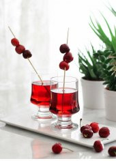 Lav Magnolia Bardağı - 6 Lı Su Meşrubat Sunum Bardağı - 3