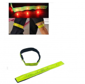 BİSİKLET MOTOSİKLET İKAZ KOL VE BACAK REFLEKTÖRÜ 4 LED 3 FONK. thumbnail 1