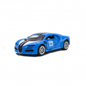 Metal Oyuncak Araba Bugatti Çek Bırak 12 Cm Mavi - 1