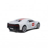 Metal Oyuncak Araba Bugatti Çek Bırak 12 Cm Beyaz - 3