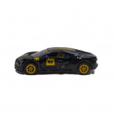 Metal Oyuncak Araba Bugatti Çek Bırak 12 Cm Siyah - 3