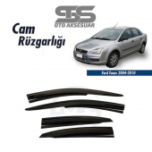 Cam Rüzgarlığı Ford Focus 2 2004-2010 Sedan Mügen Tip Piano Black - 1