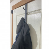 RİSİNGMABER Metal Mat Siyah Amerikan Kapı Arkası ve Banyo Kapı Arkası Dikey Askılık (2li Set) - 4