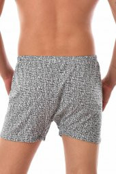12 Adet 0007 Erkek Pamuklu Desenli Asorti Boxer Asorti - 3