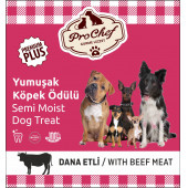ProChef 200 Gr Dana Etli Premium Plus Köpeklerin Eğitimi Için Yarı Yumuşak Köpek Ödül Maması - 4
