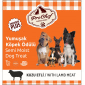 ProChef 200 Gr Kuzu Etli Premium Plus Köpeklerin Eğitimi Için Yarı Yumuşak Köpek Ödül Maması - 4