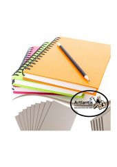 Mukavva Gri 1.5 mm 35x50 cm 10 Adet Sert Karton Ekstra Sıkıştırılmış 35*50 Mukavva Gri Renkli 10 Adet - 6