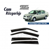 Cam Rüzgarlığı Renault Clio 2 1998-2006  Mügen Tip Piano Black - 1