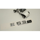 Benz E 63S Bagaj Krom Metal 3M 3D Yazı Logo - 2