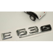 Benz E 63S Bagaj Krom Metal 3M 3D Yazı Logo - 3