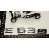 Benz E 63S Bagaj Krom Metal 3M 3D Yazı Logo - 5