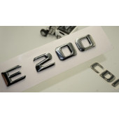 Benz E 200 CDi Bagaj Krom Metal 3M 3D Yazı Logo - 1