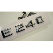 Benz E240 Bagaj Krom Metal 3M 3D Yazı Logo - 1