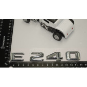 Benz E240 Bagaj Krom Metal 3M 3D Yazı Logo - 5
