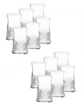 Paşabahçe Timeless Kesme Kristal Çay Bardağı - 12 Li Çay Bardak - 1