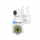Çift Lens PTZ Wifi güvenlik IP kamera hızlı Dome açık otomatik izleme gece görüşlü - 4