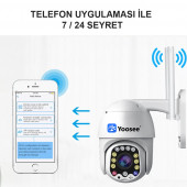 1080P açık wifi kamera ev güvenlik için iki yönlü ses otomatik izleme - 2