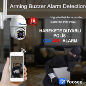 1080P açık wifi kamera ev güvenlik için iki yönlü ses otomatik izleme - 4