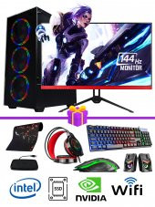 RAMTECH FULLFORCE FF113 X5660 32GB RAM 128GB SSD 500GB HDD 4GB GTX 750Tİ 23,8" OYUNCU MASAÜSTÜ BİLGİSAYAR - 1