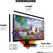 OMEN 25 inç FHD Gaming Monitör (22J05AA) - 5