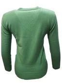 Me-Na 3000 Kadın Merserize İnce V Yaka Kazak thumbnail 2