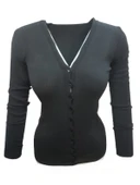 Seyhan 333 Kadın Merserize Önden Düğmeli Triko Hırka thumbnail 7