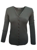 Seyhan 333 Kadın Merserize Önden Düğmeli Triko Hırka thumbnail 11