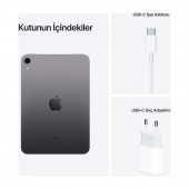 iPad Mini 6. Nesil Wi-Fi 64 GB 8.3" MK7M3TU/A Uzay Grisi Tablet - 3