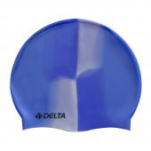 Delta Silikon Bone Yüzücü Havuz Deniz Bonesi (Gökkuşağı Desenli) - 1