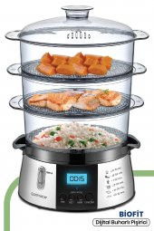 Goldmaster Biofit Led Ekranlı 120 Dakika Zaman Ayarlı 10 lt Dijital Buharlı Pişirici Gm7268d - 1
