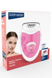 Goldmaster Linda Şarjlı 2 in 1  Epilatör ve Topuk Törpüsü Seti Epilasyon Cihazı Pembe GM7159P - 8