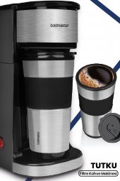 Goldmaster Tutku Seyahat Termos Bardaklı  BPA İçermeyen  Kişisel Filtre Kahve Makinesi GM7351 - 1