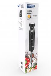 Goldmaster Onemix Siyah 1000 Watt Hız Ayarlı 4 Bıçaklı Paslanmaz Çelik El Blender - 6