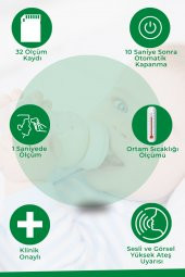 medisana 10 Yıl Garantili Alından Temassız Kızılötesi Uzaktan Ateş Ölçer - 2