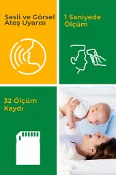 medisana 10 Yıl Garantili Alından Temassız Kızılötesi Uzaktan Ateş Ölçer - 7