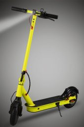 Mobil Urban Taxi Led Ekranlı Katlanabilir Elektrikli Scooter Sarı - 3