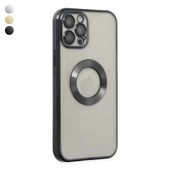 iPhone 12 Pro Kılıf Hole Lazer Silikon Kapak - 1