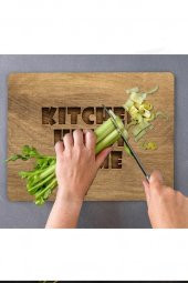 30x40 cm Kıtchen Heart Home Cam Kesme Tablası/Tahtası - 2