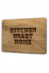30x40 cm Kıtchen Heart Home Cam Kesme Tablası/Tahtası - 3