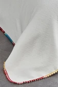 Jakarlı Yatak Örtüsü Çift Kişilik 3 Parça - 12
