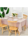 Linen Keten Kumaş Basic Tek Masa Örtüsü Düz Model 140x220 cm - 12