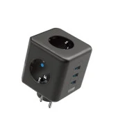 Fulltech Termal Akım Korumalı, Isıya Dayanıklı Çoklu Piriz, 3x USB FTR-09 - 4