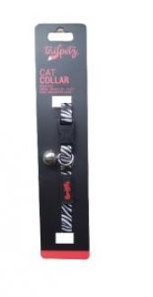 Tailpetz Cat Color Easy & Safety Lock Zebra Ayarlanır Kedi Boyun Tasması - 1