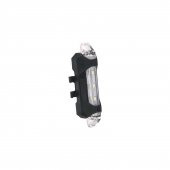 Led Bisiklet Işığı Stop Arka Ikaz Işık Usb Şarjlı 4 Mod - Kırmızı Beyaz Işık BS-216 - 1